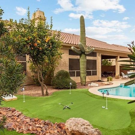 Southwestern 4 Bdrm Retreat Htd Pool Game Room Phoenix Exterior photo