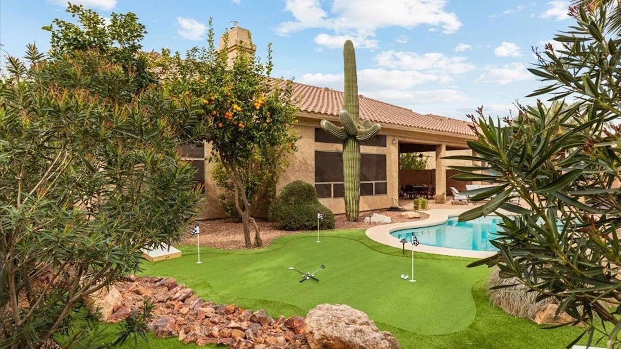 Southwestern 4 Bdrm Retreat Htd Pool Game Room Phoenix Exterior photo